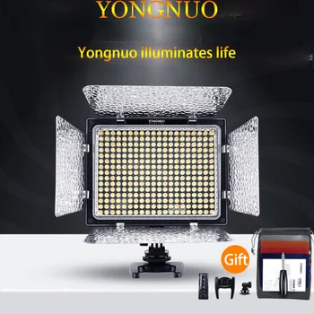 YONGNUO YN300II YN300-II 300 LED vaizdo Kameros & Vaizdo Lemputė su Nuotolinio valdymo vaizdo Kameros 3200-5500K Reguliuojamas Spalvos Temperatūra