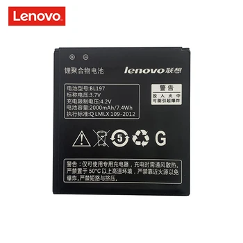 Aukštos Kokybės BL197 (2000mAh)Baterija Lenovo A820 S889T S720 A800 A798T MTK6577 MTK6589 mobilieji telefonai