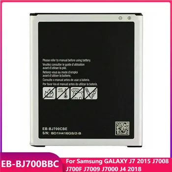Originalios Telefonų Baterijos EB-BJ700BBC Samsung GALAXY J7 J7008 J700F J7009 J7000 J4 2018 Pakeitimo Baterijos 3000mAh