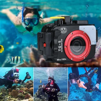Seafrogs 60M po vandeniu, Nardymo Vandeniui atveju Fotoaparatas 
