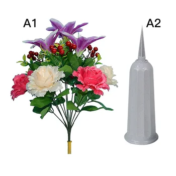 Dirbtinių Gėlių Puokštė Rožių Lily Šiaurės Aukštos Kokybės Kūrybos Patobulinti Dekoravimo, Modeliavimo Augalų