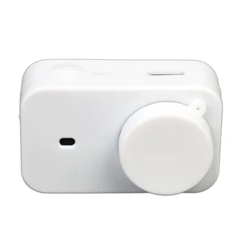 Kamera rankovės Objektyvo Dangtelis Dangtelis Raštas ir Silikono Būsto Atveju Mijia 4K Mini Veiksmo Kamera