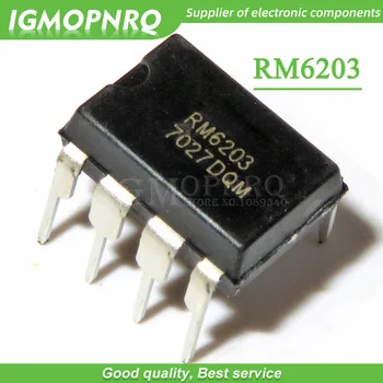 10vnt/daug RM6203 CR6203 CR6203T DIP8 įkroviklis chip 8 pėdų naujas originalus