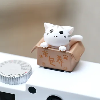 Karšto Pardavimo 1pc 3D Animaciją Kačių Fotoaparato Blykstės kontaktinės jungties Hotshoe Padengti Mielas DSLR blykstės ir fotoaparato kontaktinės jungties Dangtelis, Skirtas 
