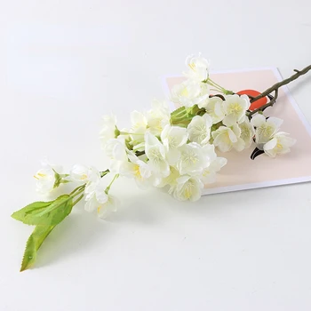 Dirbtinių Gėlių, Persikų Žiedų Šaka Netikrą Puošyba Šilko Audinio Gėlių Home Hotel Biuro Apdailos Gėlių Išdėstymas