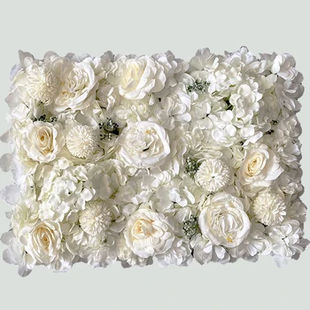 40x60cm Dirbtinių Gėlių Sienos Vestuvių Dekoravimo, Bijūnai, Rožių Netikrą Gėlės Hydrangea vestuvių gėlių Plokštės Kalėdinė Dekoracija