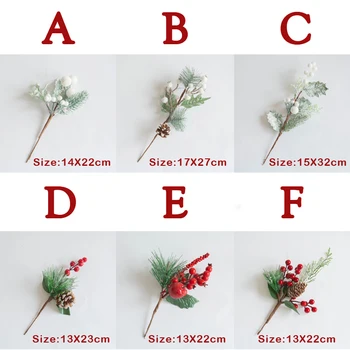 1PC Kalėdų Pušies Kankorėžis Auginiai Dirbtinių Augalų PVC Putų Realus Pinecone Modeliavimas Gėlių Foto Prop Amalas Augalų Dekoras