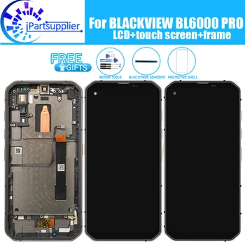 Blackview BL6000 PRO LCD Ekranas+Touch Ekranas skaitmeninis keitiklis+Rėmo Surinkimas Originalus Naujas LCD+Touch skaitmeninis keitiklis skirtas BL6000 PRO.