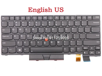 Nešiojamojo kompiuterio Klaviatūra Lenovo, Skirtą ThinkPad T470 A475 T480 A485 Japonijos JP JA anglų MUS 01AX600 01AX539 Su Apšvietimu, Naujas