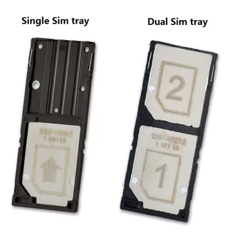 Vieną DUAL SIM Card Tray Laikiklis Pakeisti Dalį už Xperia C3 D2533