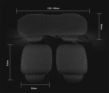 Universali odos automobilio sėdynės apsauga trinkelėmis interjero aksesuarų VW Volkswagen Golf 7 5 6 Passat B5 B6 B7 Polo CC