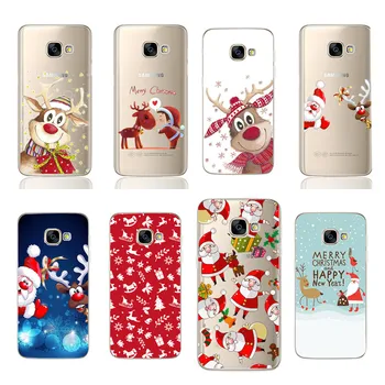 Kalėdų Samsung Galaxy A51 Animacinių filmų Kalėdų Senelis, senis besmegenis Telefono dėklas Minkštas Atvejais, Samsung A51 A71 A7 2018 A21S A11 A50 A30