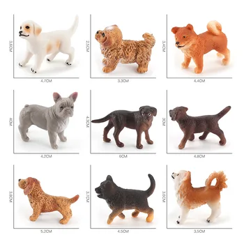 Vaikų Žaislai Labradoro Gyvūnų Figūrėlės Modeliavimas PVC Šuniukas Šuo prancūzų Buldogų Pav Žaislas Gyvūnų Modelio Veiksmų Pomėgius