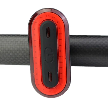 USB Įkrovimo Dviračių Galinis Žibintas Dviračių COB LED užpakalinis žibintas Galinio Žibinto Dviračių ženklas lankstymo dviračių priedai, led dviračio žibintas