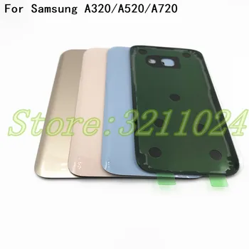 Originalus Baterijos Stiklo Dangtis Korpuso Pakeitimas Samsung Galaxy A3 A5 A7 2017 A320 A520 A720 Galinės Durys Su Logotipu
