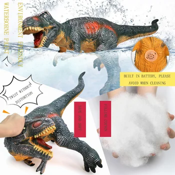 84 CM Super Ryžių Dinozaurų Plastikiniai Modelis Tyrannosaurus Rex Raptor Pasaulyje Parkas Ryklys Modelio Vaikų Pramogų Interaktyvus Žaislas