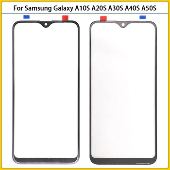 Naujas Samsung Galaxy A10S A20S A30S A40S A50S A70S Jutiklinio Ekrano LCD Priekinės Stiklo Stiklo plokštės Touchscreen Objektyvas Pakeisti