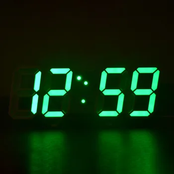 Šiaurės Skaitmeninio Signalo 3D LED Laikrodžiai Sieniniai Laikrodžiai Kabinti Žiūrėti Atidėti Kalendorius Termometras Laikrodžiai 12/24 Valandų Laiko Elektroninis Laikrodis