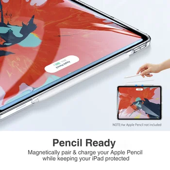 TPU Aiškiai iPad Pro 12.9 11 Atveju, Mini 6 2021 Silikonas Skaidrus Ultra Plonas Dangtelis, Skirtas 