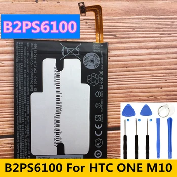 Originalus Baterijos B0PGE100 BOPGE100 HTC M9/ Viena M9 Plius/ M9+/M9pw/ Vienas Man/ P9/S9u B2PS6100 HTC ONE M10 / 10 HTC Baterijas