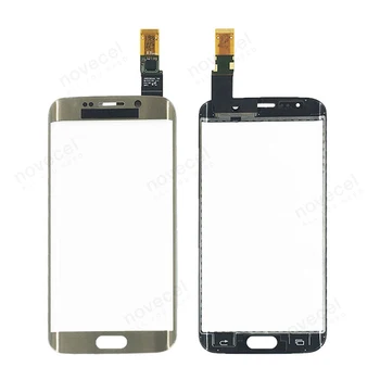 G925 Jutiklinis Ekranas skaitmeninis keitiklis Samsung Galaxy S6 Krašto G9250 G925F Palieskite Jutiklio Stiklo plokštės Pakeitimas remontas dalis