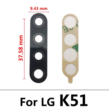 Naujų Pakeisti Galiniai Atgal Kameros Stiklo Lęšis LG K41S K42 K51 k51S K61 K62 Plus Stiklo Fotoaparato Objektyvas Su aplinkosaugos ¾enklelis Remontas +Įrankiai