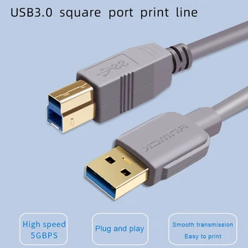 Anmck USB 3.0 Duomenų Kabelis USB Sąsaja, kad Aikštėje Port Print Line Garso Kortelių Skaitytuvas, Spausdintuvas Optinis įrenginys Faksas