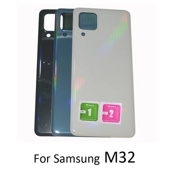 Naujas galinis Dangtelis Skirtas Samsung Galaxy M32 M325 M325F M325FV Originalus Telefonas Būsto Skydelis Atveju Galinis Baterijos dangtelis Su Klijais