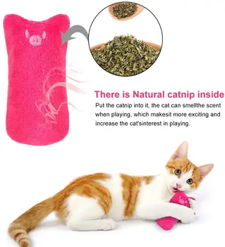 Katžolių Žaislai Katėms Interaktyvus Dantų Šlifavimo Žaislas Letena Nykščio Mėtų Minkštas Juokinga Pagalvę Vyriais Žaislas, skirtas Cat Kitten Pet products