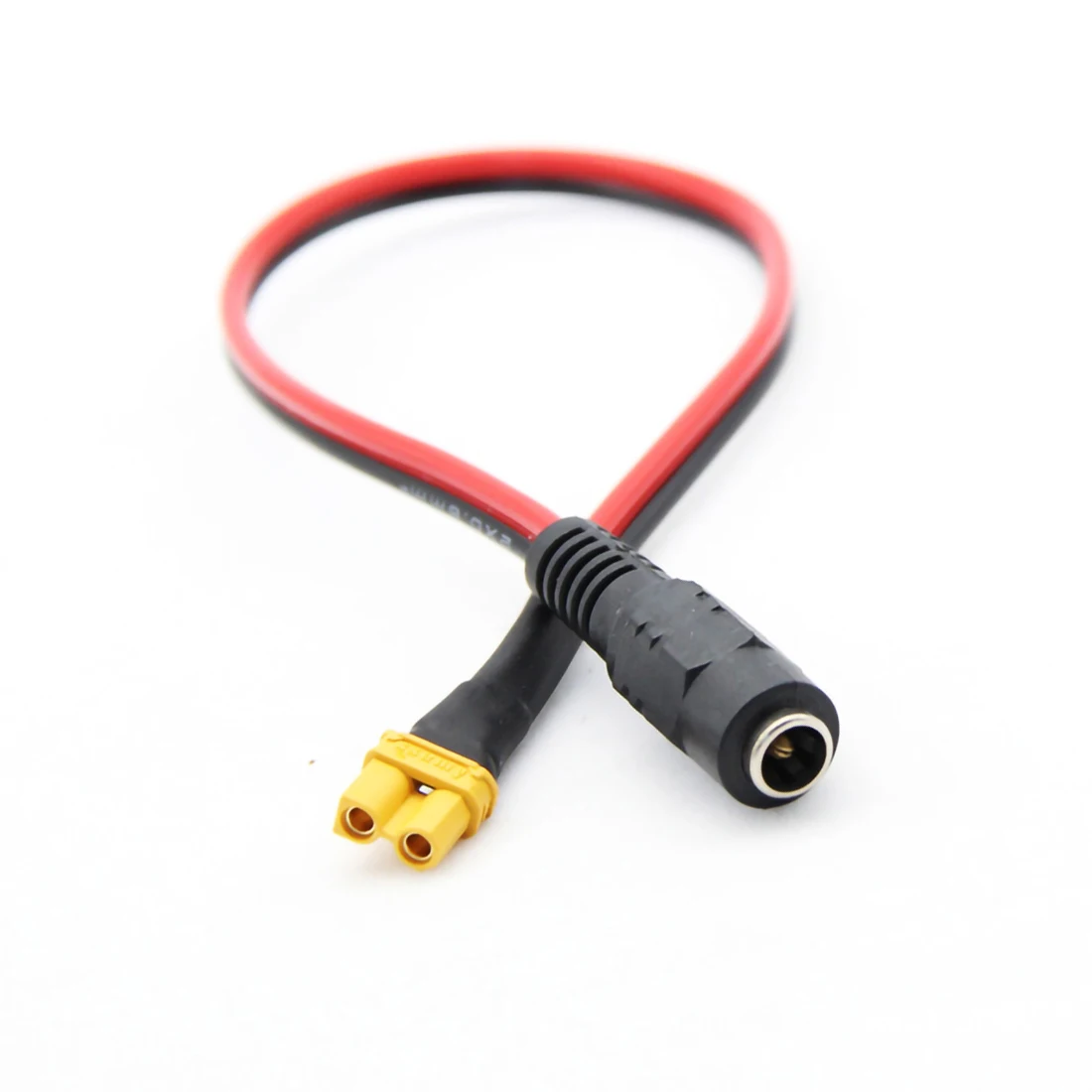 1m XT60 XT30 T Plug Male to DC 5.5X 2.1mm Male Adapter Cable for FPV Goggles 